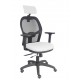 Silla Jorquera traslack malla negra asiento bali blanco brazos 3D cabecero regulable